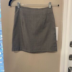 Brandy Melville Black and White Mini Skirt